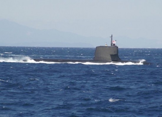 Tàu ngầm của Lực lượng Phòng vệ Biển Nhật Bản.